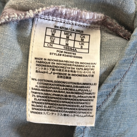 Guess Blue Denim Button-Up Shirt - Picture 16 of 16